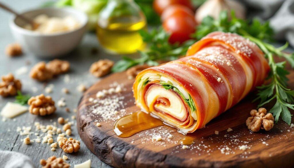 Involtini di belga speck e brie ricetta facilissima in pochi minuti
