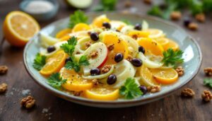 Insalata di finocchi, mele, arance e olive: una ricetta che fa bene