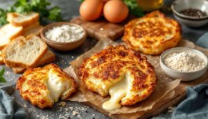 Mozzarella in carrozza in friggitrice ad aria: croccante fuori, filante dentro