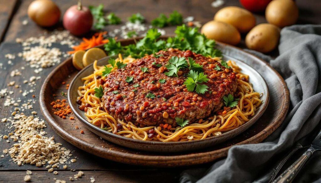 Polpettone con patate super gustoso, ma vegano: più buono di quello con la carne