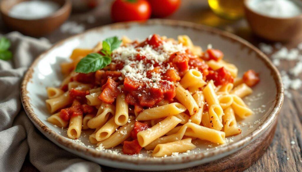 Pasta alla Ciociara ricetta primo piatto facile e veloce in pochi minuti