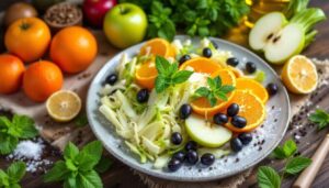 Insalata di finocchi, mele, arance e olive: una ricetta che fa benissimo