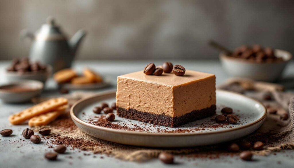 Torta mousse al caffè con base al cacao: dessert raffinato da preparare in anticipo