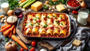 Cannelloni ripieni di carne al forno: come realizzarli con besciamella fatta in casa