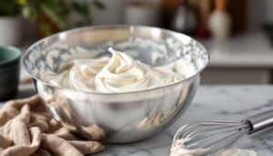 Il trucco per montare la panna ferma in pochi secondi: ciotola fredda