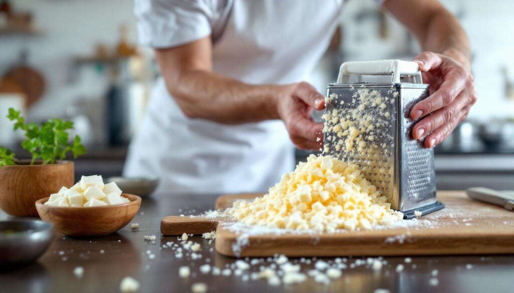 Il trucco per grattugiare il formaggio molle: mettile in freezer 10 minuti prima