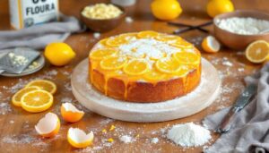 Torta con Succo fresco di Limone 10 cm di Altezza grazie all'impasto Nuvola