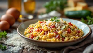 Riso con zucchine, scamorza e speck: questo piatto è una vera CHICCA | Metti tutto al forno e aspetti solo la magia