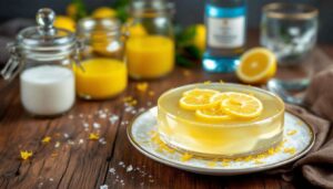 Gelatina di limoni trasparente e perfetta con pectina 3:1