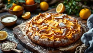 TORTA DI PASTA SFOGLIA CON MELE