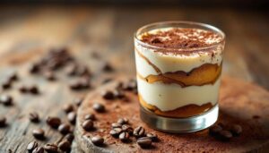 Tiramisù in bicchiere senza uova: la versione monoporzione pronta in poco tempo