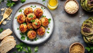 Polpette di carciofi al forno: croccanti e leggere, pronte in 25 minuti