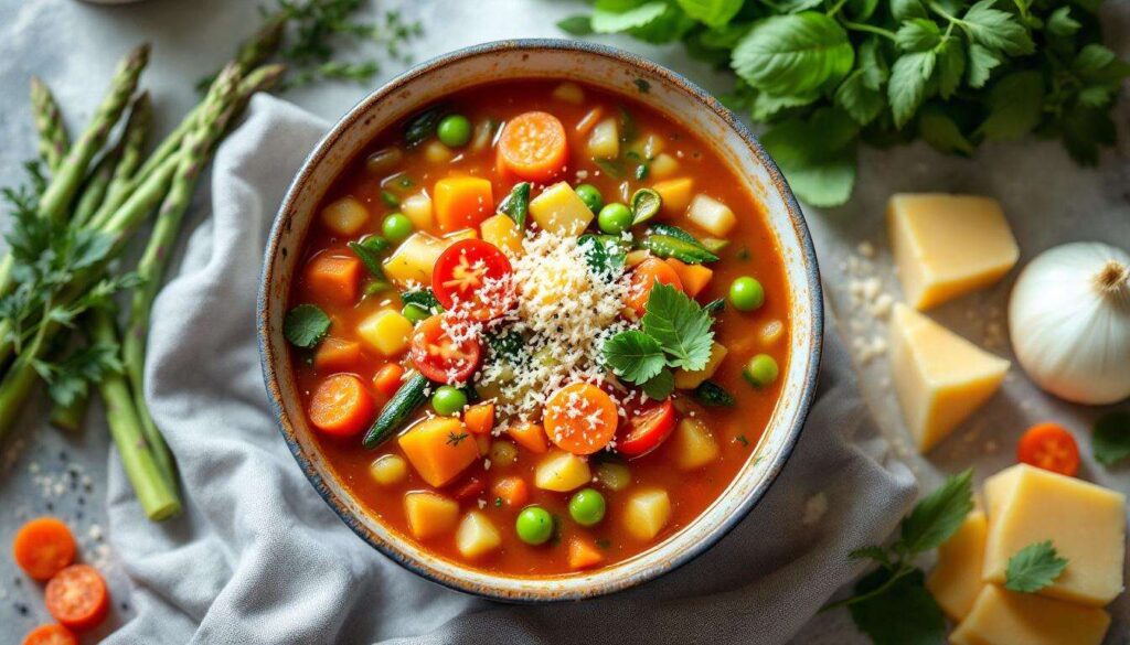 Il minestrone di primavera con 7 verdure di stagione che accelera il metabolismo