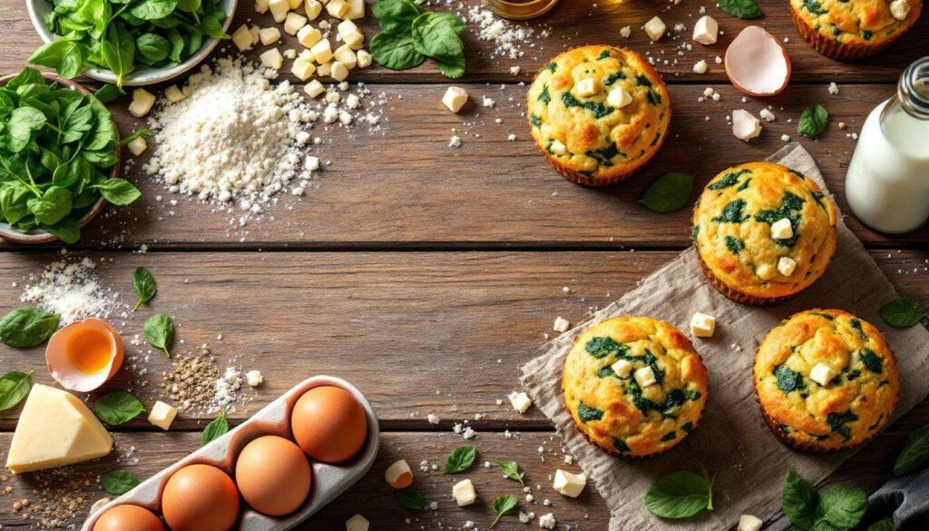 Muffin salati con spinaci e feta: la ricetta perfetta per il pranzo fuori casa