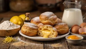Bignè di San Giuseppe fritti: la ricetta della tradizione romana con crema calda
