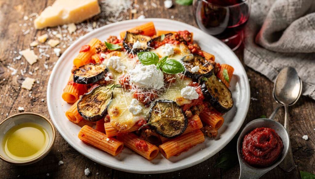 Pasta al forno siciliana con melanzane e ragù: il primo piatto della domenica che tutti amano