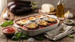 Parmigiana di melanzane al forno senza friggere: leggera, filante e pronta per Pasqua