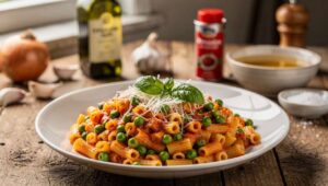 Pasta e piselli alla napoletana: cremosa e veloce, il piatto perfetto di fine marzo