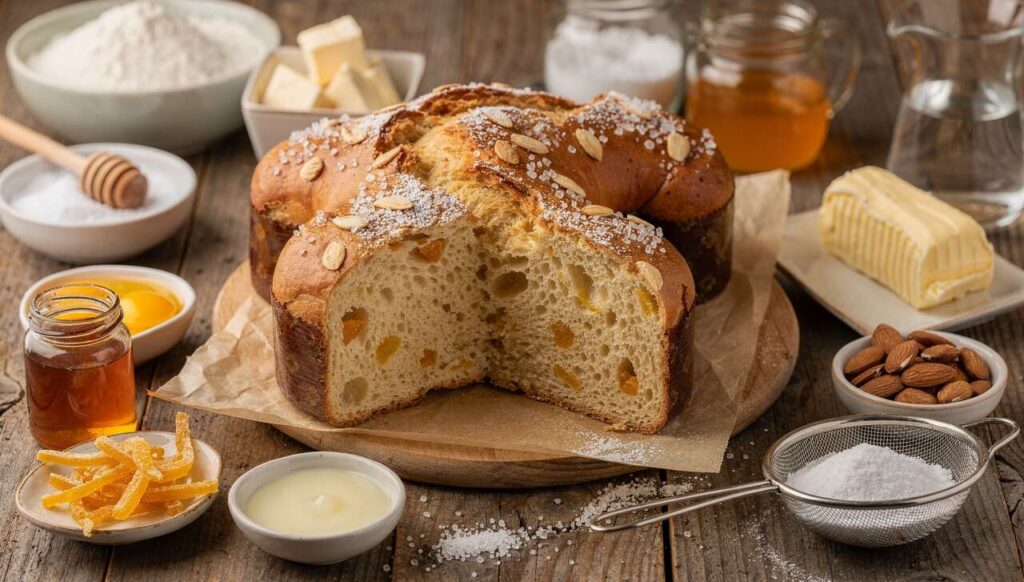 Colomba pasquale fatta in casa con lievito di birra: soffice e filante come in pasticceria