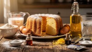 Ciambellone della nonna alto e soffice: il trucco dell'acqua frizzante che pochi conoscono