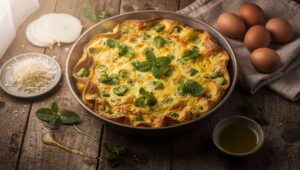 Ricetta della frittata al forno con fave e pecorino: piatto tipico sardo di primavera