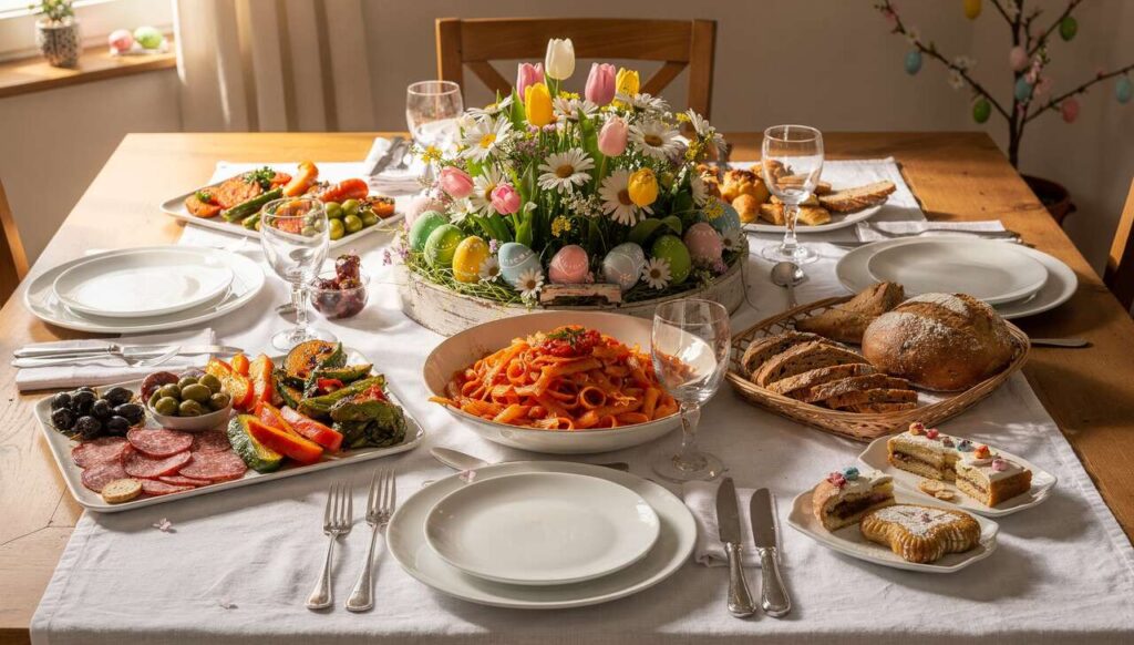 Menu completo di Pasqua per 6 persone con meno di 50 euro: dall'antipasto al dolce