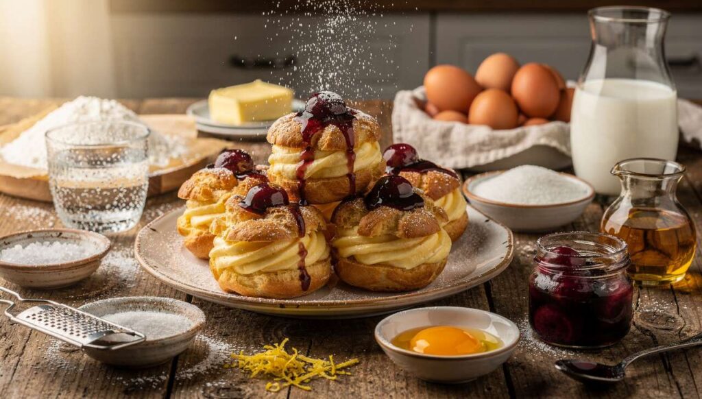 Zeppole di San Giuseppe fritte: la ricetta originale con crema pasticcera e amarena