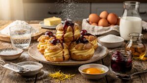 Zeppole di San Giuseppe fritte: la ricetta originale con crema pasticcera e amarena
