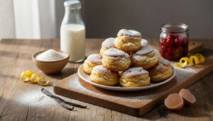Zeppole di San Giuseppe al forno di Sal De Riso: leggere e croccanti senza friggere