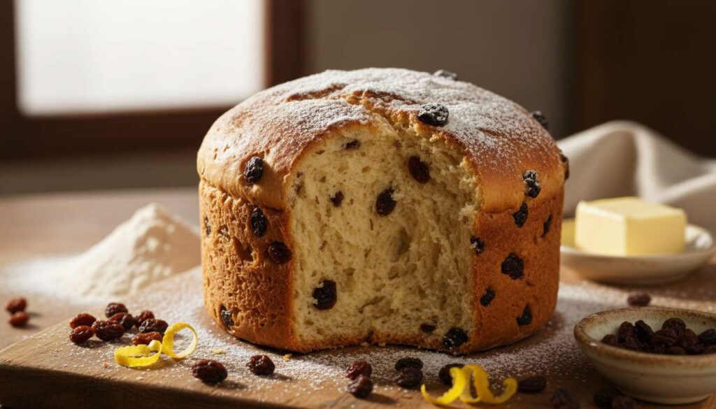Pane di Pasqua toscano con anice e uvetta, soffice e fragrante per la colazione di festa