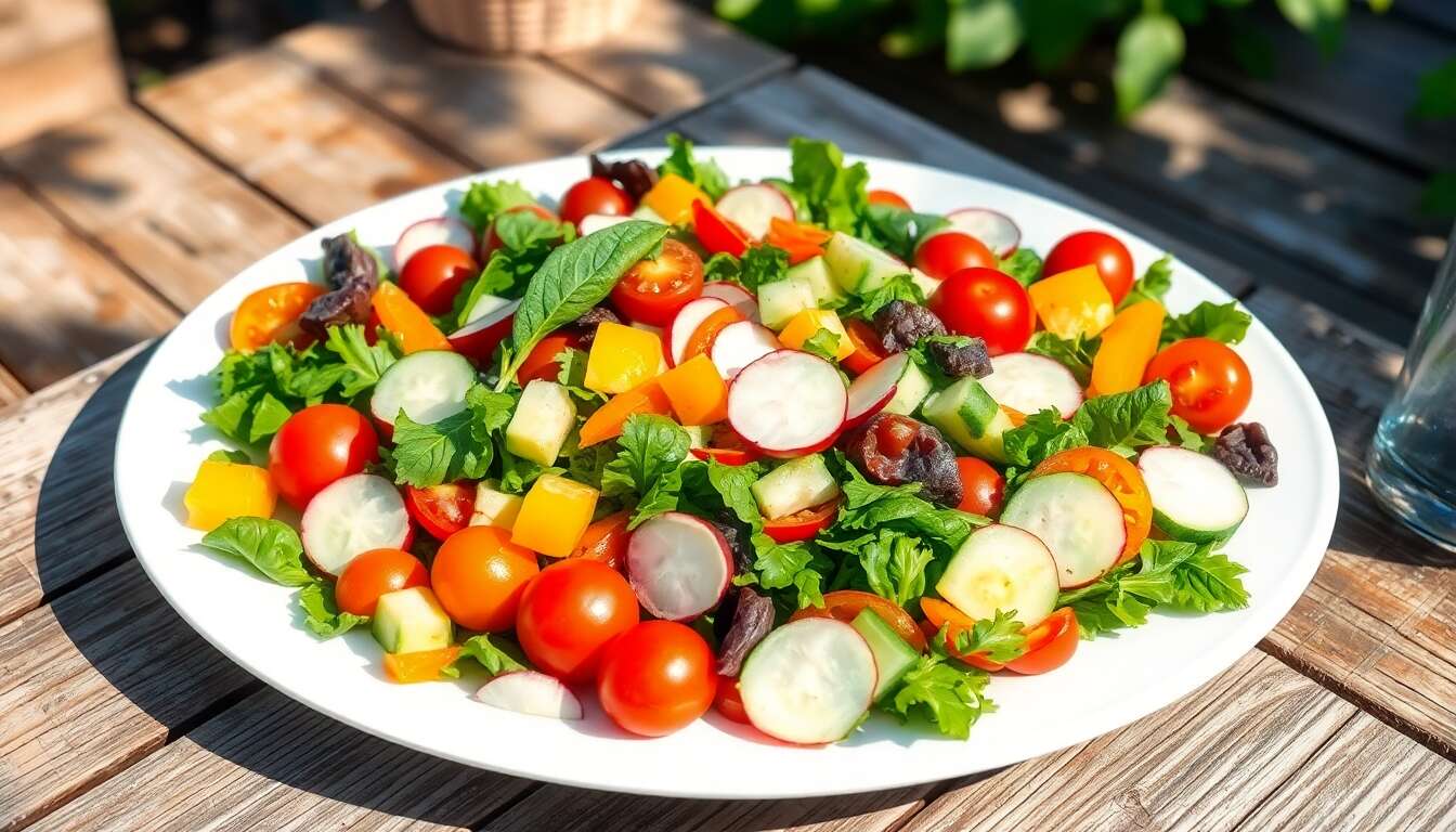 Salades colorées : fraîcheur garantie sur votre table