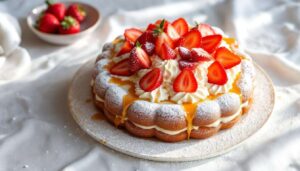 Cosa cucinare con la colomba avanzata? Sal De Riso prepara una torta fredda con fragole e mascarpone