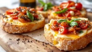 Pane cunzato siciliano con pomodoro, acciughe e primo sale: lo street food di primavera pronto in 5 minuti