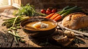 Acquacotta maremmana con uovo pochè e pecorino toscano: la zuppa di primavera dimenticata che merita di tornare