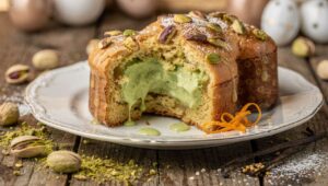 Colomba farcita con crema al pistacchio di Bronte di Sal De Riso: il dolce che sparisce per primo a Pasqua
