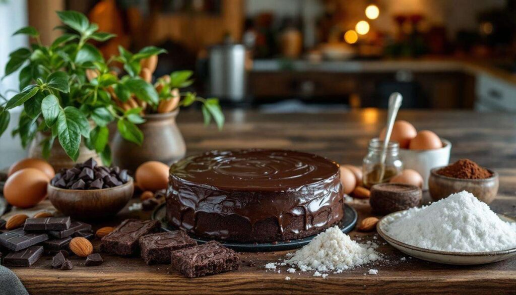Sal De Riso prepara la caprese al cioccolato fondente e mandorle: il dolce senza farina pronto in 30 minuti