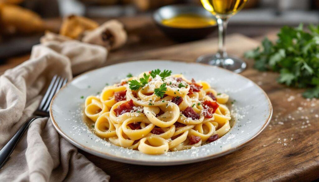 Paccheri alla crema di carciofi e guanciale croccante: l'ultimo primo con i carciofi prima che finisca la stagione