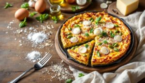 Frittata di fave e pecorino romano per il Primo Maggio: si prepara stasera e si porta fredda domani