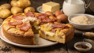 Benedetta Rossi prepara il gateau di patate napoletano con provola e salame: croccante fuori, filante dentro
