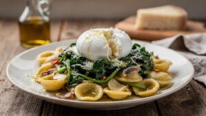 Orecchiette con cime di rapa e burrata pugliese: Cannavacciuolo rivela perché l’aglio va tolto prima di servire