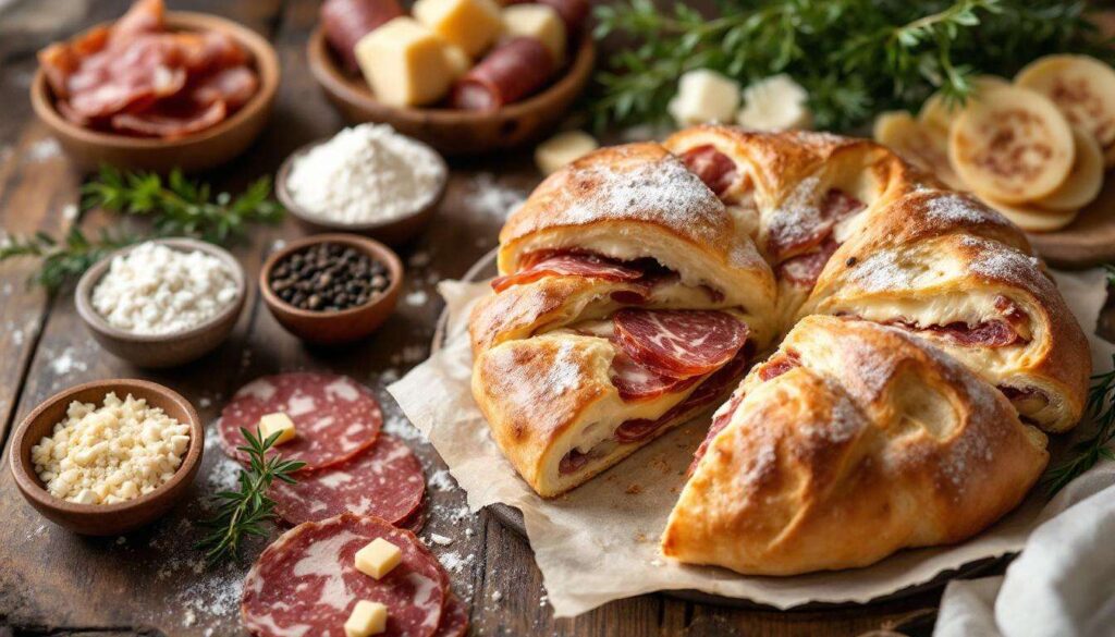 Tortano napoletano con salame e provolone, il pane farcito che si porta al picnic del 25 aprile