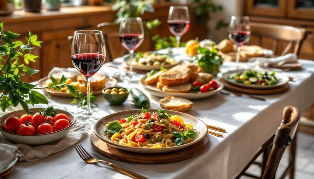 Menu del 25 aprile tutto vegetariano per 6 persone sotto i 30 euro, dal primo al dolce