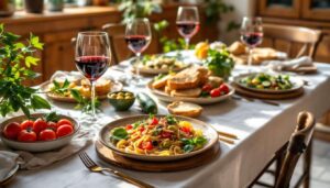 Menu del 25 aprile tutto vegetariano per 6 persone sotto i 30 euro, dal primo al dolce