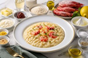 Risotto al limone di Sorrento e gamberi rossi, il primo della domenica 10 maggio in 22 minuti