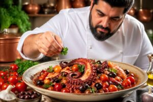 Cannavacciuolo prepara il polpo alla Luciana per il pranzo del 1° maggio, pronto in 45 minuti