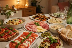 Menu del 1° Maggio tutto freddo per 8 persone sotto i 40 euro, preparato il 30 aprile sera