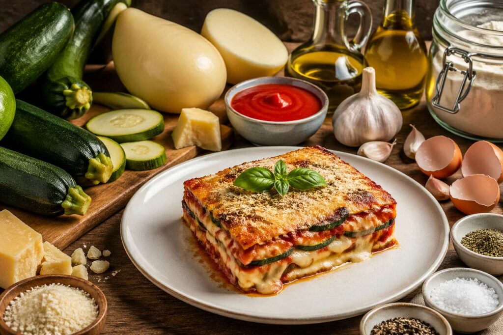 Parmigiana di zucchine e provola affumicata di Agerola, il piatto del 1° maggio pronto la sera prima