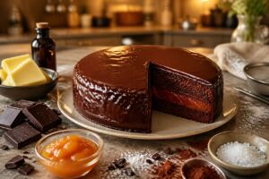 Bruno Barbieri: la ricetta della torta Sacher con marmellata di albicocche di Valleggia per la merenda